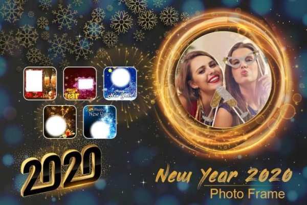 Happy New Year Photo Frame 2020 : Photo Editor screenshot 4