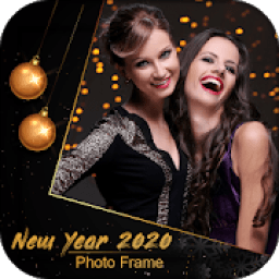 Happy New Year Photo Frame 2020 : Photo Editor आइकन