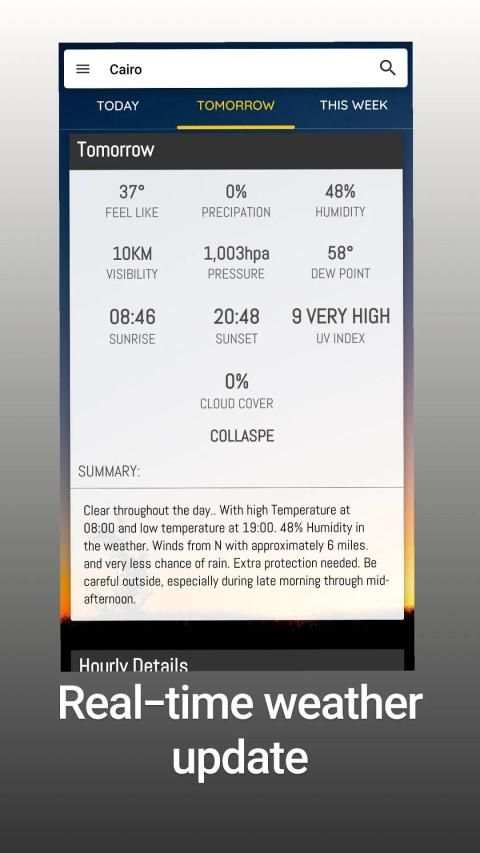 Weather Update स्क्रीनशॉट 3