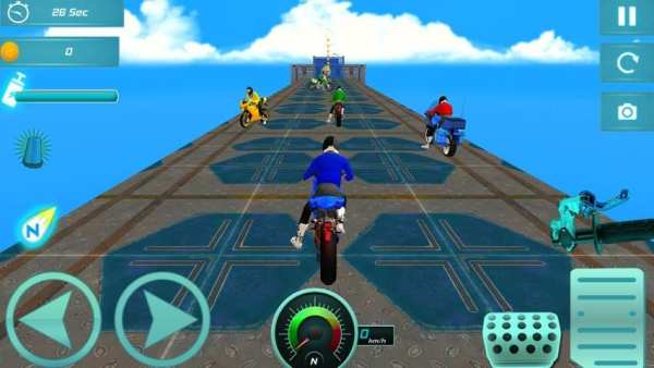 Extreme GT Bike Stunts: Mega Ramp Racing Game स्क्रीनशॉट 3