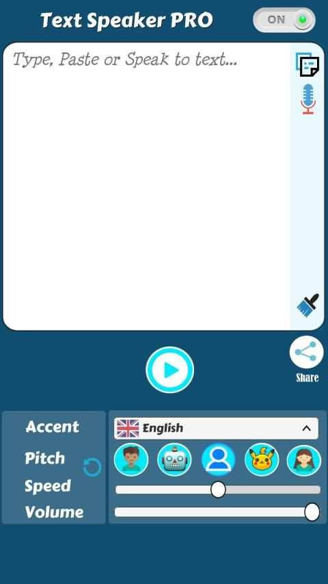 Text to Speech स्क्रीनशॉट 1