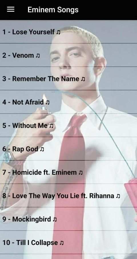 Eminem SONGS OFFLINE ( 50 SONGS ) स्क्रीनशॉट 16
