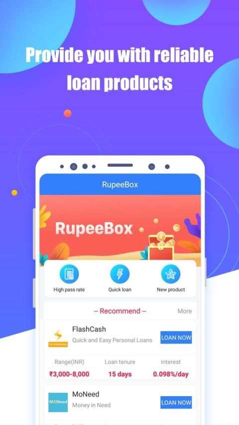 Quick and Smart Personal Loan-RupeeBox 3 تصوير الشاشة