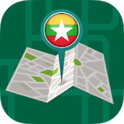 ikon *️Offline Maps &amp; Navigation by GPS: Myanmar