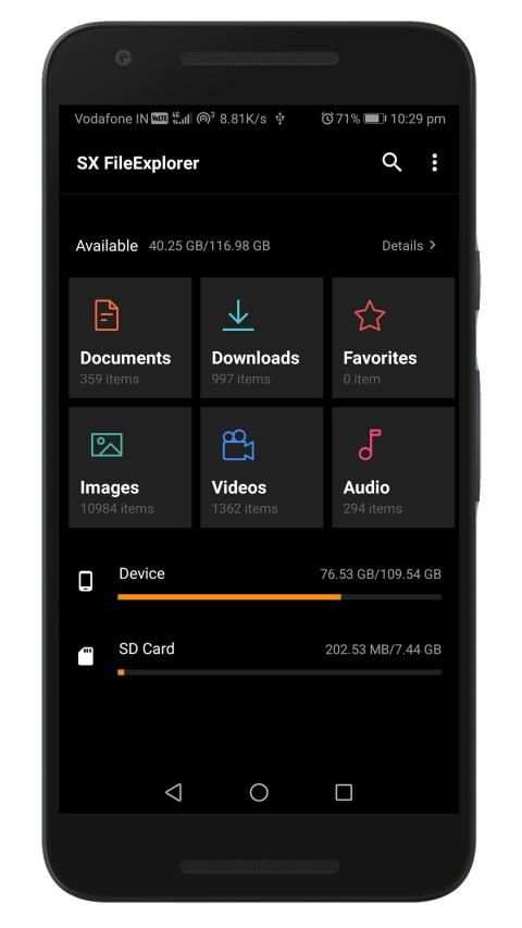 SX FileExplorer - Dark File Manager screenshot 8