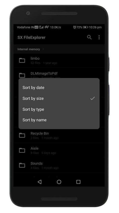 SX FileExplorer - Dark File Manager screenshot 4