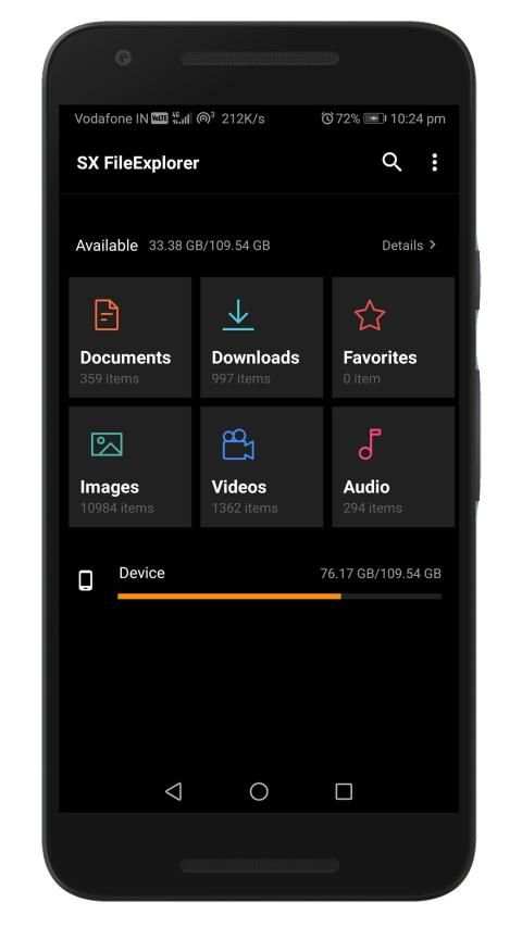 SX FileExplorer - Dark File Manager screenshot 7