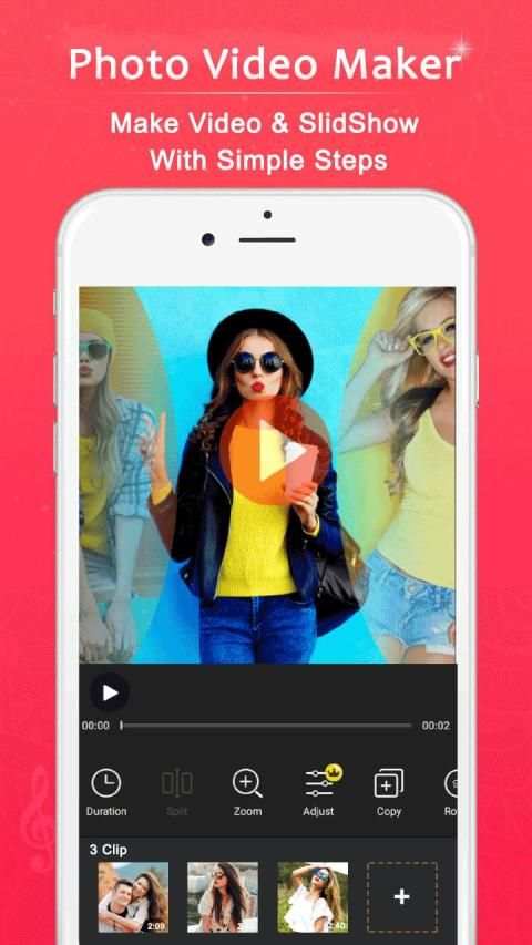 Photo Video Maker With Music - Movie Maker स्क्रीनशॉट 2