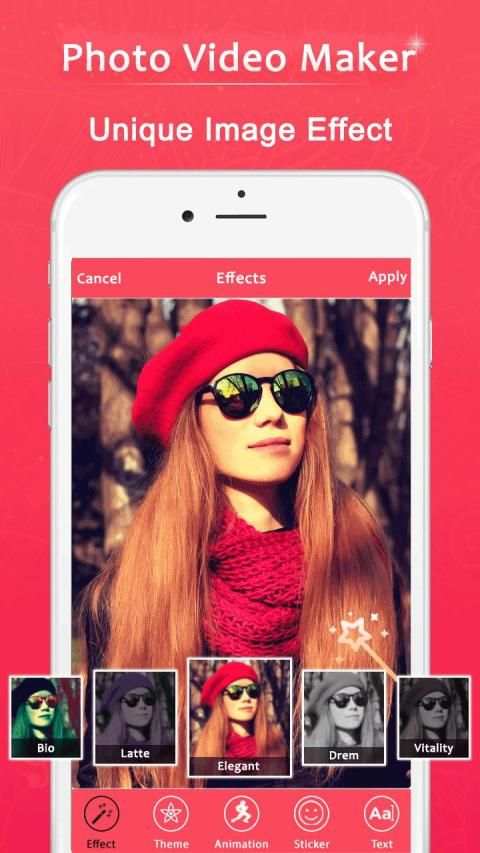 Photo Video Maker With Music - Movie Maker स्क्रीनशॉट 6