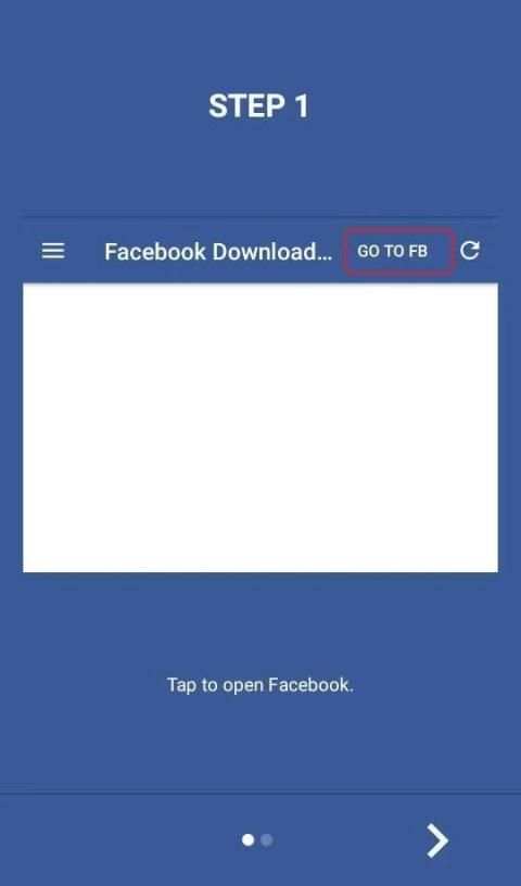 Video Downloader For Facebook-2020 स्क्रीनशॉट 1