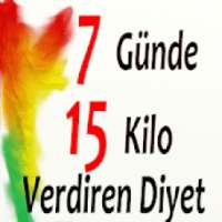 7 Günde 15 Kilo Verdiren Diyet