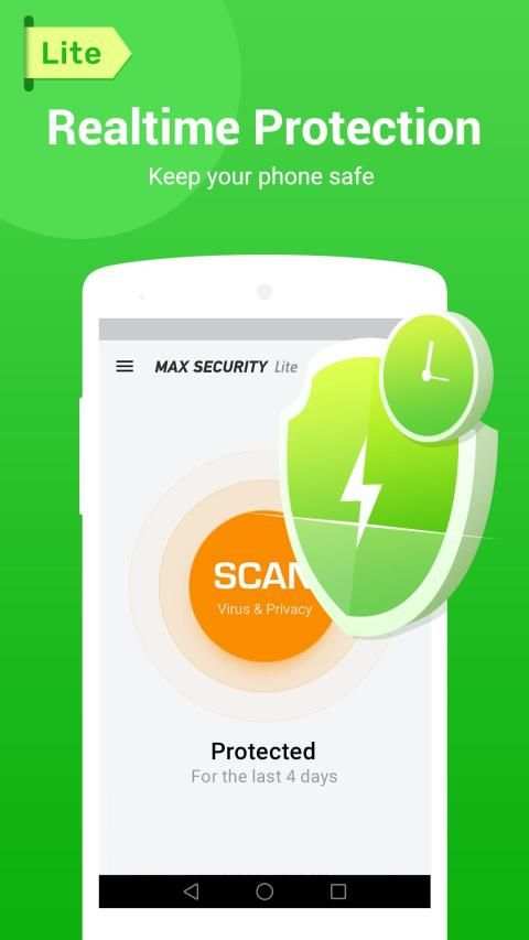 MAX Security Lite - Antivirus, Virus Cleaner स्क्रीनशॉट 3