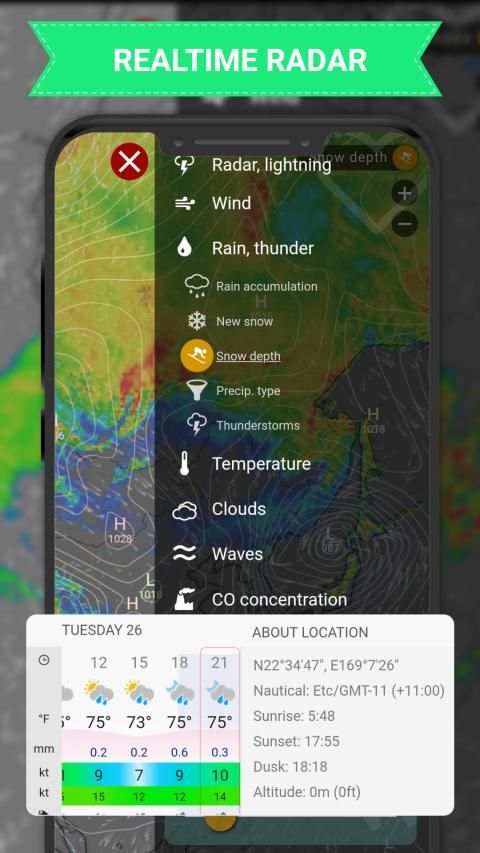 Weather forecast - realtime weather screenshot 2