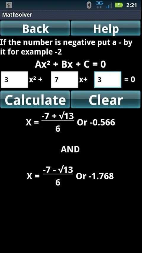 Math Algebra Solver Calculator screenshot 7