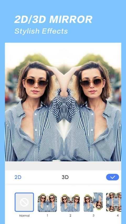 Blur Photo Collage, Photo Editor- Collage Mirror स्क्रीनशॉट 1