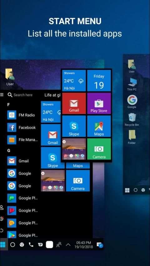 Computer launcher for win 10 desktop launcher 2019 screenshot 7