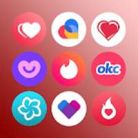 Multi Dates: Tinder, OkCupid, Badoo, Lovoo, iDates