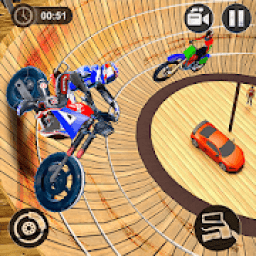 Well of Death Impossible Bike Stunt Driver icon
