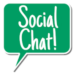 SocialChat! App de mensajería instantánea आइकन