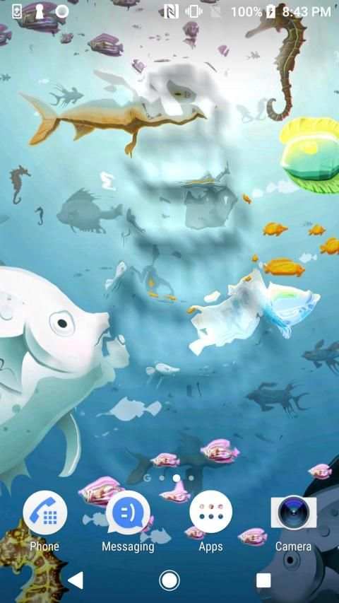 Water Touch Live Wallpaper स्क्रीनशॉट 6