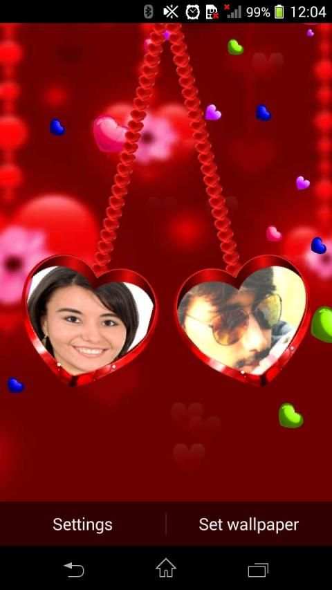 Lovers Photo Live Wallpaper स्क्रीनशॉट 1