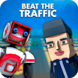 ikon Beat The Traffic: New Run Man Racer Games 2020