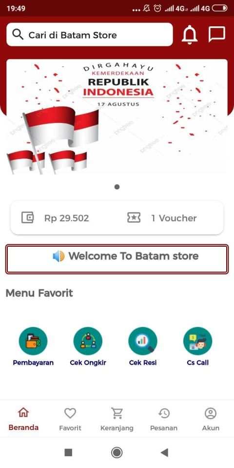 Batam store screenshot 1