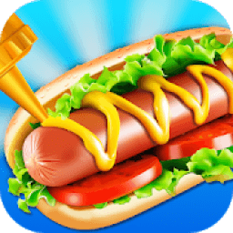 Super Hot Dog Master Chef Fun Food Game आइकन
