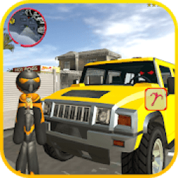 ikon Stickman Rope Climbing Hero Gangstar Crime