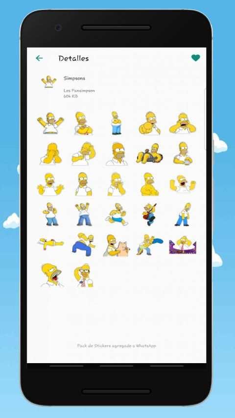 Los Fansimpson Stickers screenshot 3