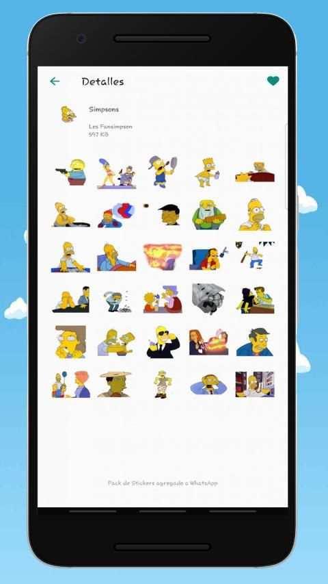 Los Fansimpson Stickers screenshot 2