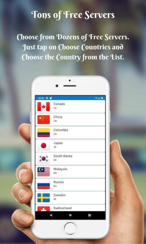 Lord VPN - Free, Fast, Secure VPN App For Android स्क्रीनशॉट 2