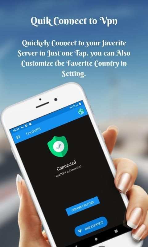 Lord VPN - Free, Fast, Secure VPN App For Android स्क्रीनशॉट 3