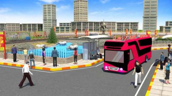 Bus Simulator Driving 2019 स्क्रीनशॉट 9