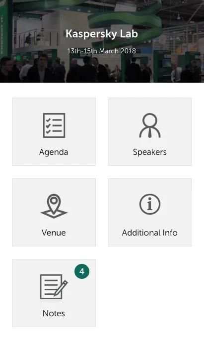 Kaspersky Lab Event Guide screenshot 3