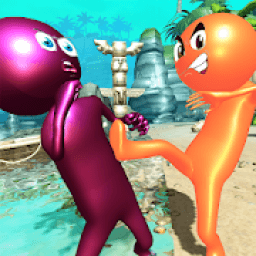 Gang stickman wrestling - beasts fighting games icon