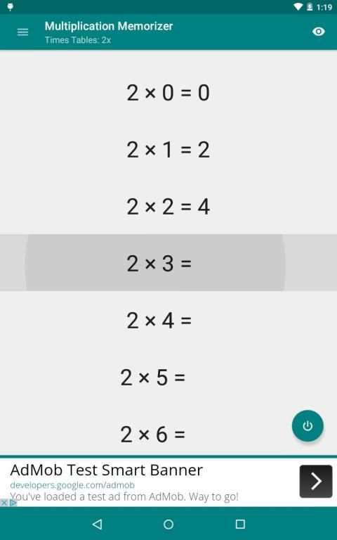 Multiplication Memorizer screenshot 7