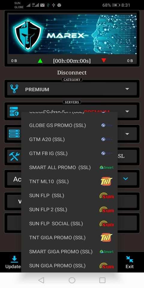 MAREX VPN screenshot 6