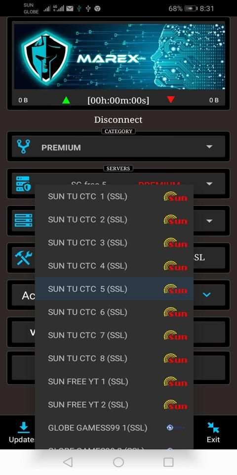 MAREX VPN screenshot 5