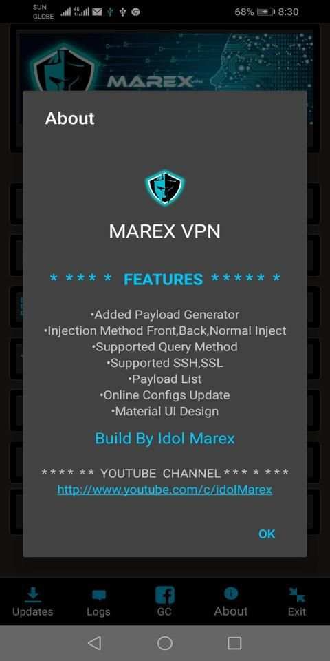 MAREX VPN screenshot 1