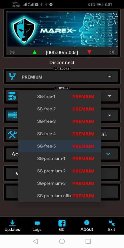 MAREX VPN screenshot 3