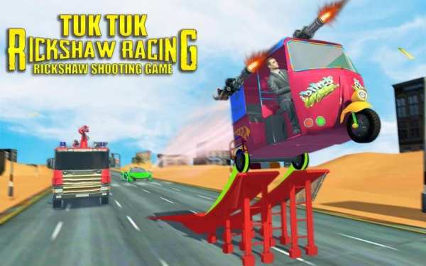 Tuk Tuk Rickshaw Simulator- Rickshaw Stunt Game screenshot 7