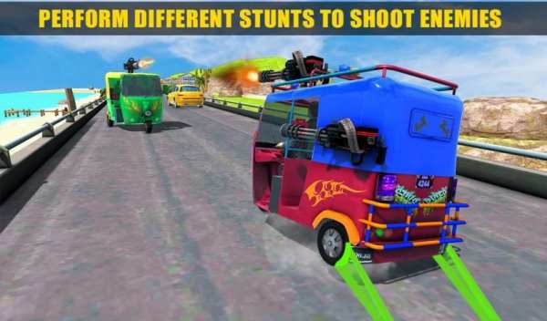 Tuk Tuk Rickshaw Simulator- Rickshaw Stunt Game screenshot 3