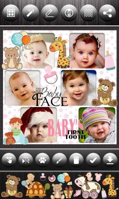 Baby Photo Collage Editor screenshot 3