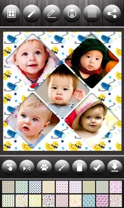 Baby Photo Collage Editor screenshot 2