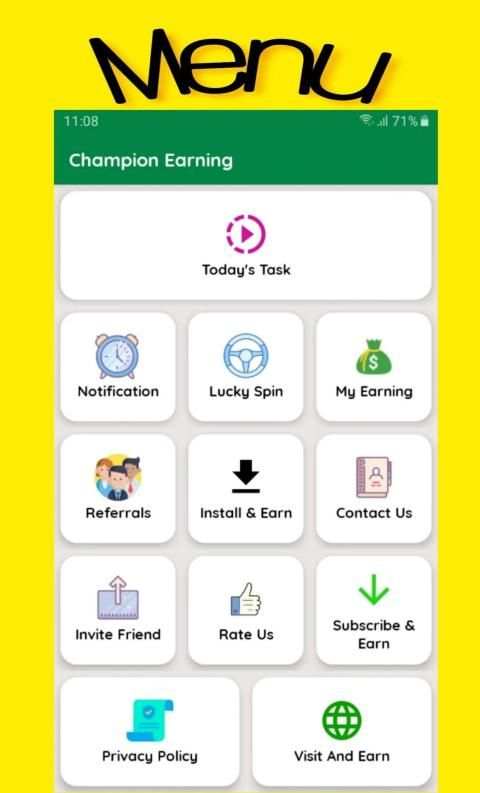 Champions Earning - Earn Daily Online स्क्रीनशॉट 4