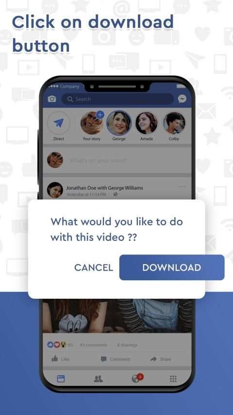Video Downloader for facebook screenshot 3