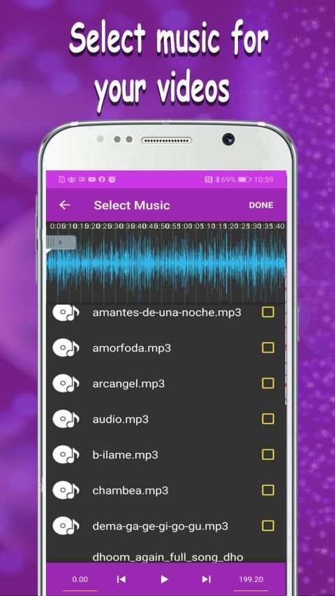 Photo to Video Maker with Music स्क्रीनशॉट 2