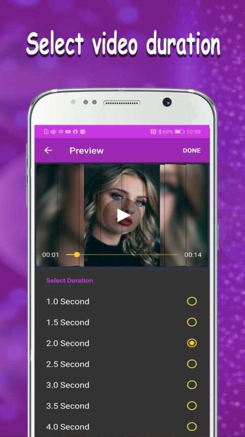 Photo to Video Maker with Music स्क्रीनशॉट 4