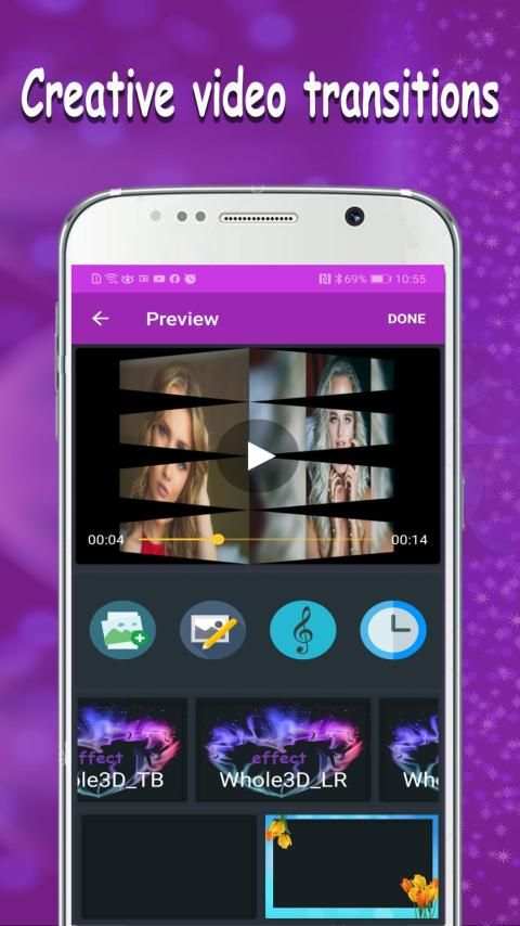 Photo to Video Maker with Music स्क्रीनशॉट 8